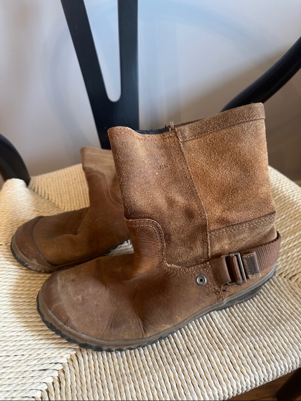 Sorel Suede Leather Ankle Boots